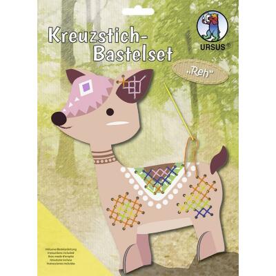 Ursus Kreuzstich-Bastelset Auswahl Reh