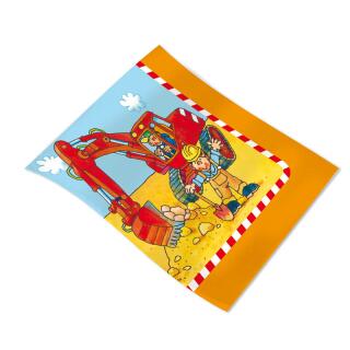 52-teiliges Party-Set - Baustelle - Teller Becher Servietten mit Bagger  für 16 Kinder