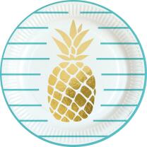 36-teiliges Party-Set Pineapple Vibes - Ananas - Teller...