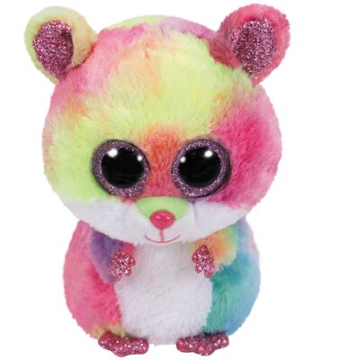 TY Beanie Boos 36214 - Rodney - Hamster bunt, 15 cm