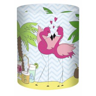 57-teiliges Party-Set Flamingo Paradise - Teller Becher Servietten Mini Tischlichter für 16 Personen