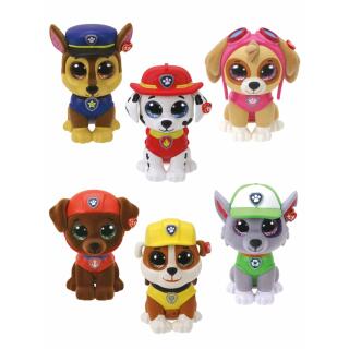 TY  Mini Boos Collectables Paw Patrol  6 cm - alle 6 Minifiguren zum Sammeln