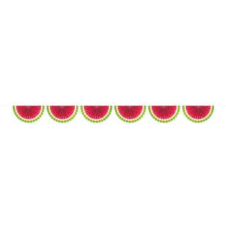 Fächergirlande Melone ca. 1,80 m lang