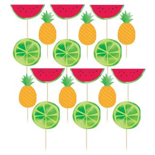 24 Früchte-Picks Sommer Melone Ananas