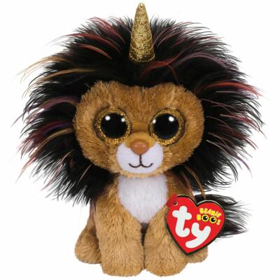 TY Beanie Boos 36252 - Ramsey - Löwe mit Horn, 15 cm