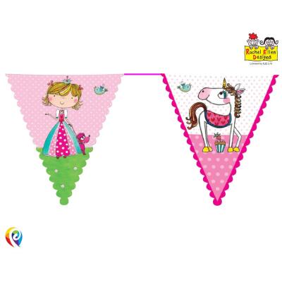 Rachel Ellen Kleine Prinzessin - Papier-Girlande 3,6 m (16 Wimpel)