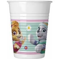 68-teiliges Party-Set Paw Patrol Skye Everest - Teller Becher Servietten Trinkhalme für 16 Kinder