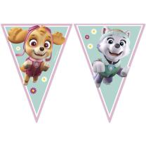 Paw Patrol Skye & Everest -  Wimpelkette Girlande 2,3 m