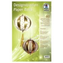 Ursus Designstreifen Paper Balls - Kugeln aus Papierstreifen - Ouverture