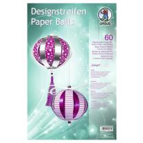 Ursus Designstreifen Paper Balls - Kugeln aus Papierstreifen - Delight