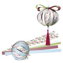 Ursus Designstreifen Paper Balls - Kugeln aus Papierstreifen - Jolly Christmas