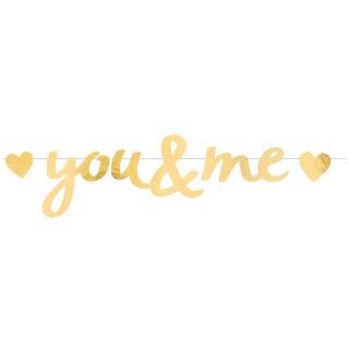 Partykette you & me,  92 x 20 cm