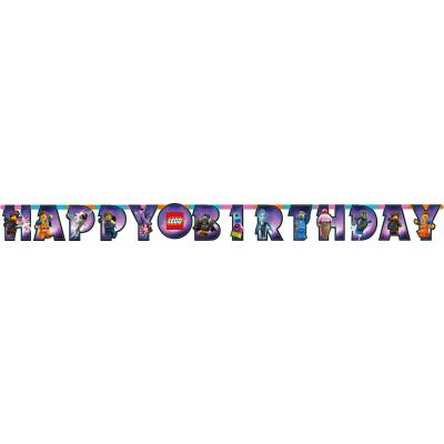 Lego Movie - Girlande Happy Birthday 1,63 m