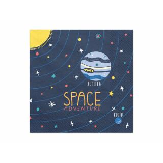 Weltraum Space Adventure Party - Servietten, 20 Stück 33 x 33 cm