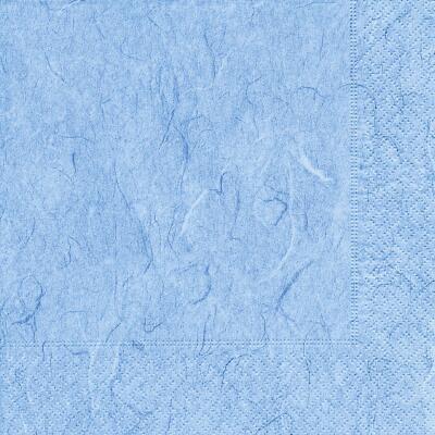 20 Servietten Seidenpapieroptik blau