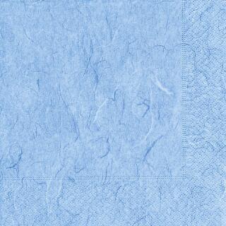 20 Servietten Seidenpapieroptik blau