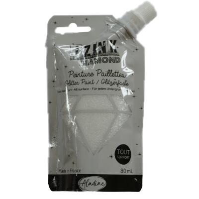 IZINK DIAMOND Glitzerfarbe 80 ml - Auswahl 02 perlmutt - nacre