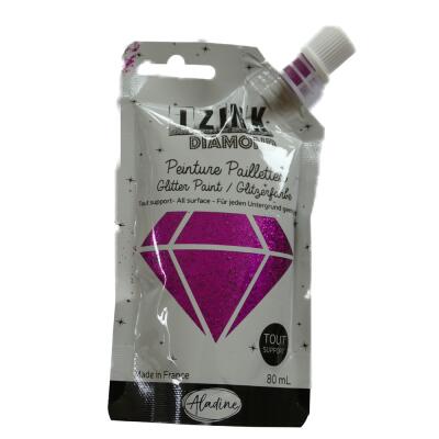 IZINK DIAMOND Glitzerfarbe 80 ml - Auswahl 43 fuchsia - fuschia