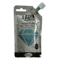 IZINK DIAMOND Glitzerfarbe 80 ml - Auswahl 46 himmelblau...