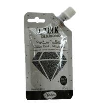 IZINK DIAMOND Glitzerfarbe 80 ml - Auswahl 89 schwarz - noir