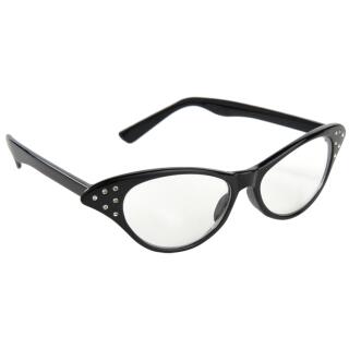 Spaßbrille Partybrille Vintage clear
