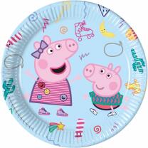 44-teiliges Party-Set Peppa Wutz - Pig - Teller Becher Servietten Trinkhalme für 8 Kinder