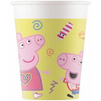 44-teiliges Party-Set Peppa Wutz - Pig - Teller Becher Servietten Trinkhalme für 8 Kinder