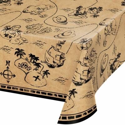Piratenschiff - Tischdecke 137 x 259 cm aus Kunststoff