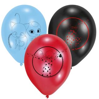 Miraculous Ladybug - Luftballons, 6 Stück