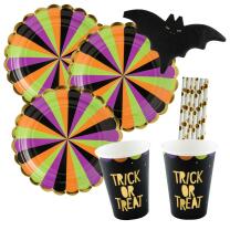 56-teiliges Party-Set Halloween Hocus Pocus - Fledermaus...