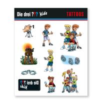 Tattoos - Drei Fragezeichen Kids - 1 Bogen mit 9 Tattoos