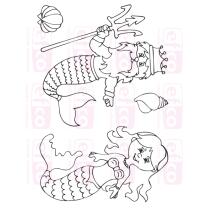 Efco (924) clear stamps Stempel Set - maritim 1 -...