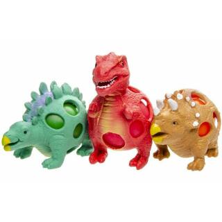 Dinosaurier - Quetschball Dino - 3-fach sortiert