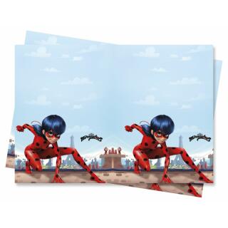 72-teiliges Party-Set Miraculous Ladybug - Teller Becher Servietten Trinkhalme Einladungen Girlande Tüten Tischdecke Masken Luftballons   für 6 - 8 Kinder