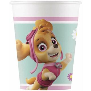 Paw Patrol Skye & Everest -  8  Pappbecher, 0,2 l