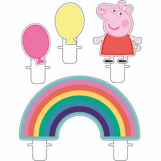 Peppa Wutz - Pig (Amscan) -  4 Mini - Figurenkerzen