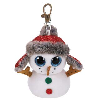 Ty Beanie Boos 35215 Schlüsselanhänger Schneemann - Buttons 8,5 cm