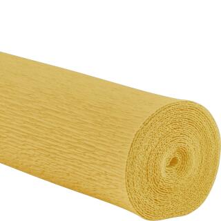Floristenkreppp 50 x 250 cm gerollt, 160g/Rolle - 42 Farben - Made in Germany -  Auswahl hellgelb