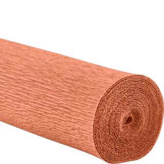 Floristenkreppp 50 x 250 cm gerollt, 160g/Rolle - 42 Farben - Made in Germany -  Auswahl lachs