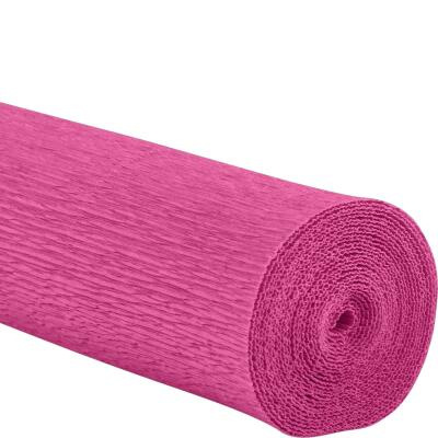 Floristenkreppp 50 x 250 cm gerollt, 160g/Rolle - 42 Farben - Made in Germany -  Auswahl hellpink