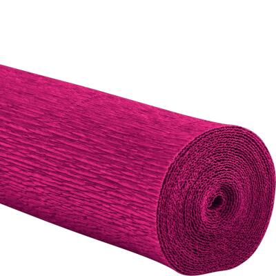 Floristenkreppp 50 x 250 cm gerollt, 160g/Rolle - 42 Farben - Made in Germany -  Auswahl pink