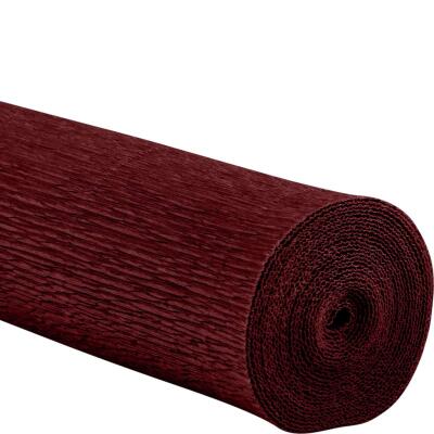 Floristenkreppp 50 x 250 cm gerollt, 160g/Rolle - 42 Farben - Made in Germany -  Auswahl bordeaux