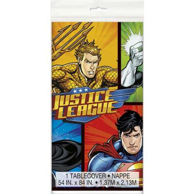 Justice League - Superhelden - Tischdecke 137 x 213 cm aus Kunststoff