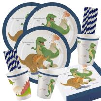 68-teiliges Party-Set Dinosaurier - Happy Dinosaur -...