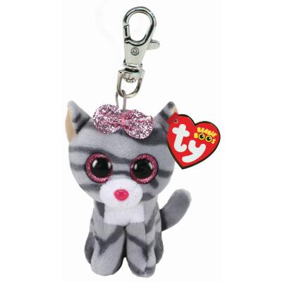 Ty Beanie Boos Clip 35243 Schlüsselanhänger Katze - Kiki 8,5 cm