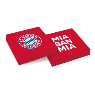 Fußball - FC Bayern München - 20 Servietten 33 x 33 cm