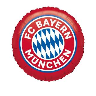 Folienballon FC Bayern München 43 cm ohne Helium-Füllung