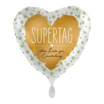 Folienballon Herz 43 cm - Supertag - Alles Liebe zur...