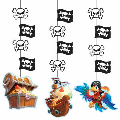 Piratenschiff - Hängedekoration 3-teilig