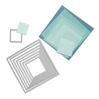 Sizzix Framelits Stanzschablone Quadrate (565)